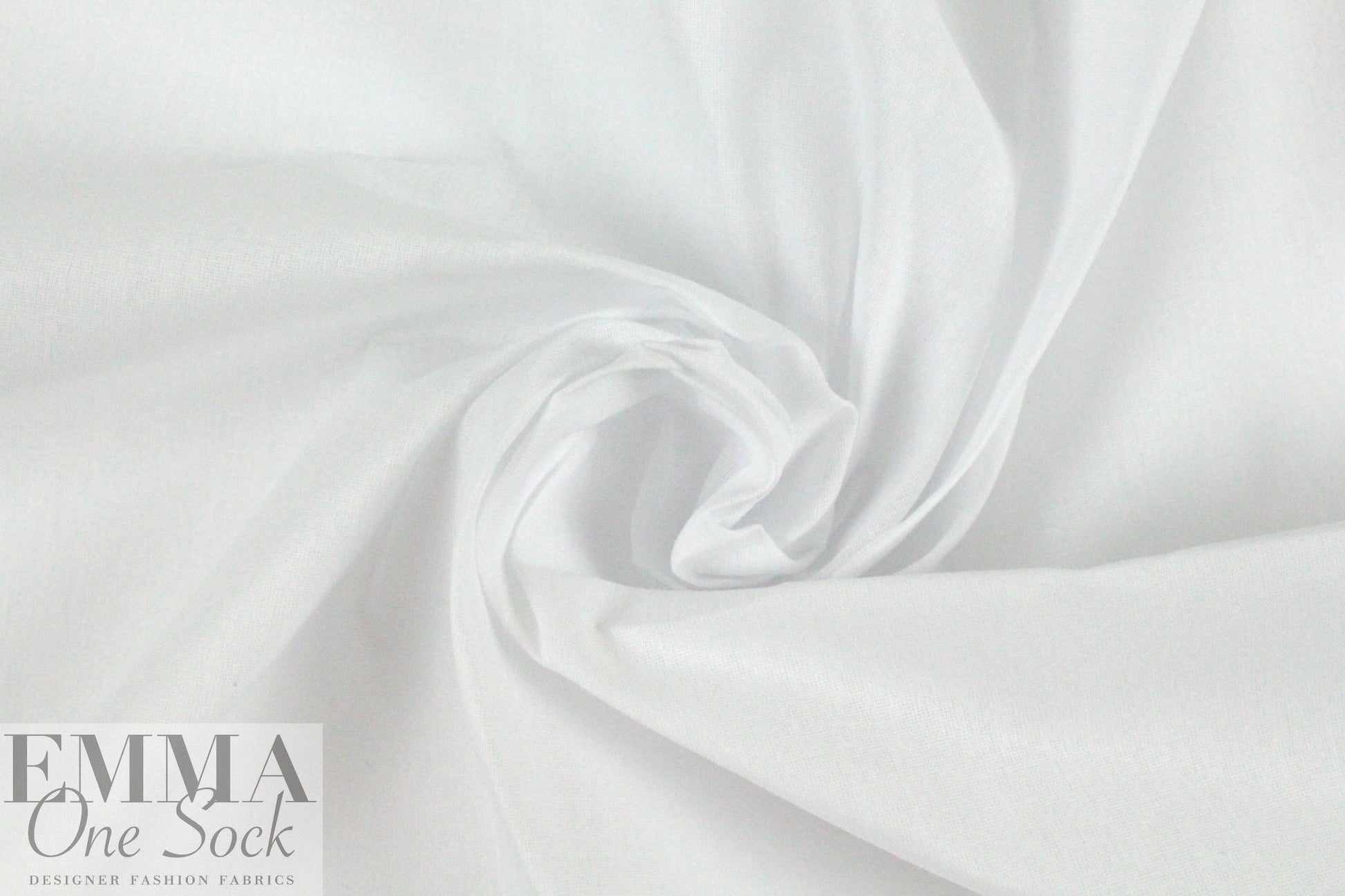 'Siri' medium wt. sew-in shirting interfacing - white .5 yds