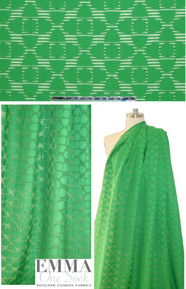 Mi11y kelly graphic slatted weave cotton