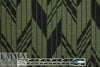 NY designer slatted angles sweater knit - black/loden