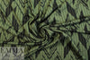 NY designer slatted angles sweater knit - black/loden