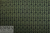 NY designer slatted tetris sweater knit - black/loden