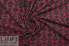NY designer slatted tetris sweater knit - black/wine