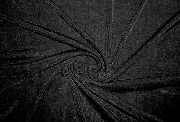classic acetate/lycra slinky - black 1 yard