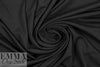 black Oeko-Tex viscose/spandex 4-way jersey  .75 yds