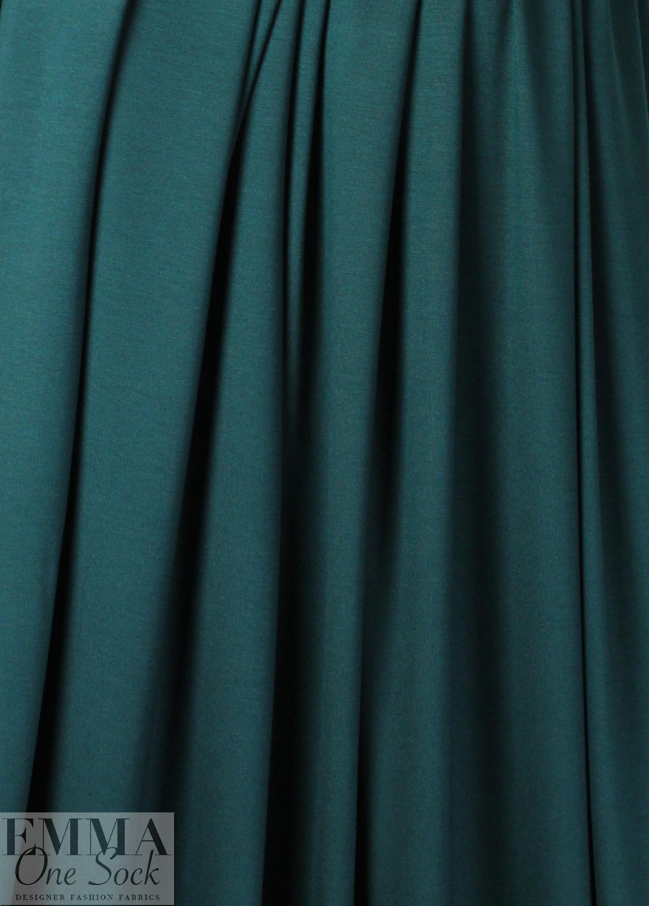 deep teal Oeko-Tex viscose/spandex 4-way jersey  2 yds
