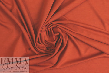 paprika Oeko-Tex viscose/spandex 4-way jersey  1.25 yds