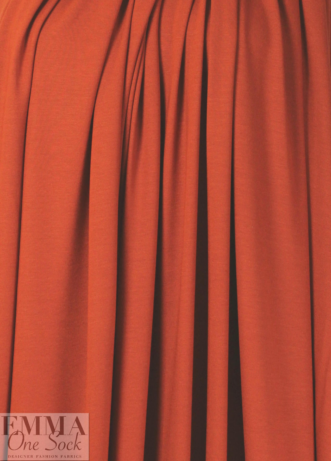 paprika Oeko-Tex viscose/spandex 4-way jersey  .5 yds