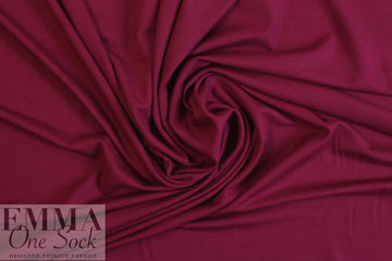 cranberry OEKOTEX viscose/spandex 4-way jersey  2 yd