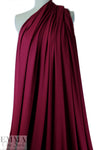 cranberry Oeko-Tex viscose/spandex 4-way jersey  1.5 yds