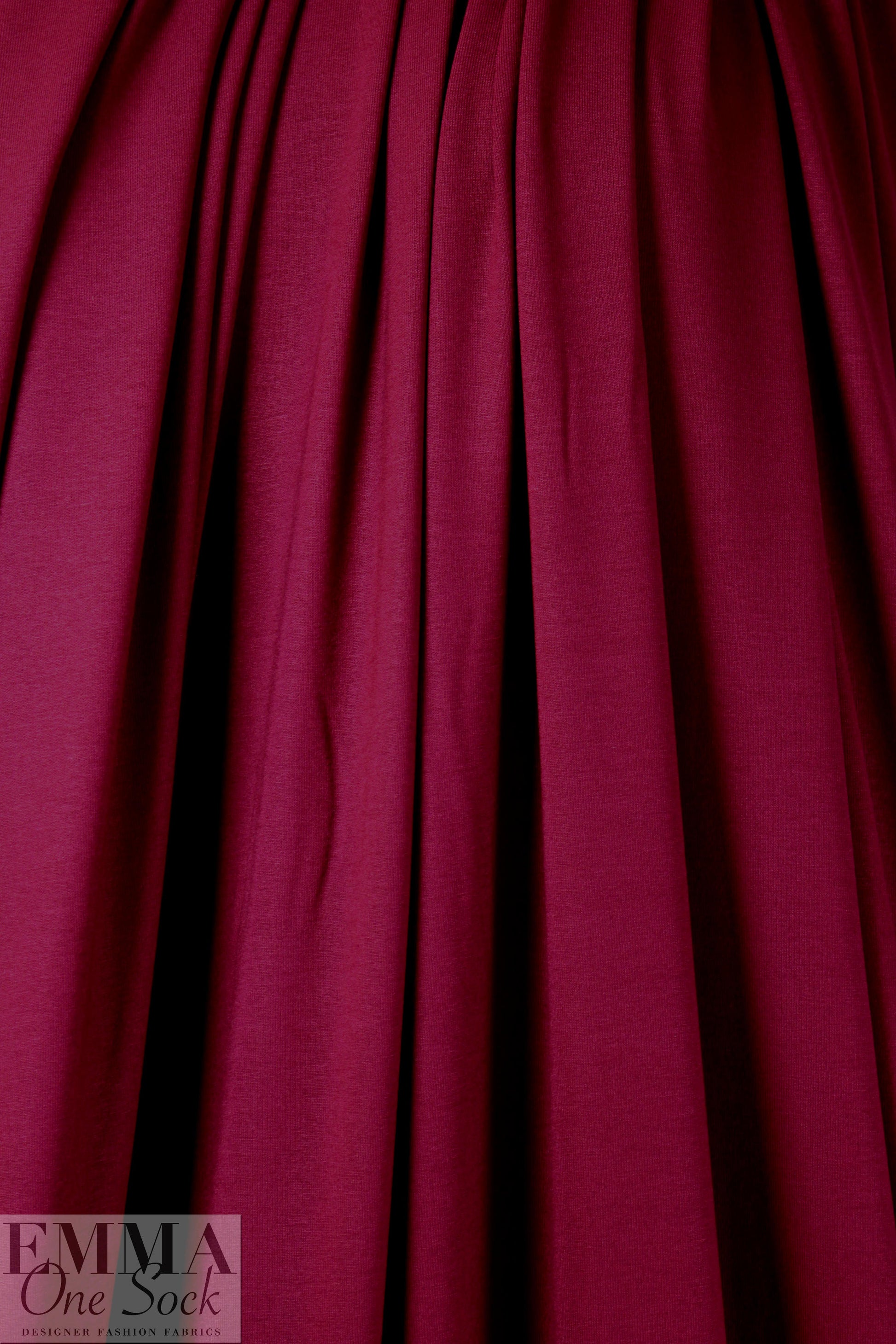 cranberry Oeko-Tex viscose/spandex 4-way jersey  1.5 yds