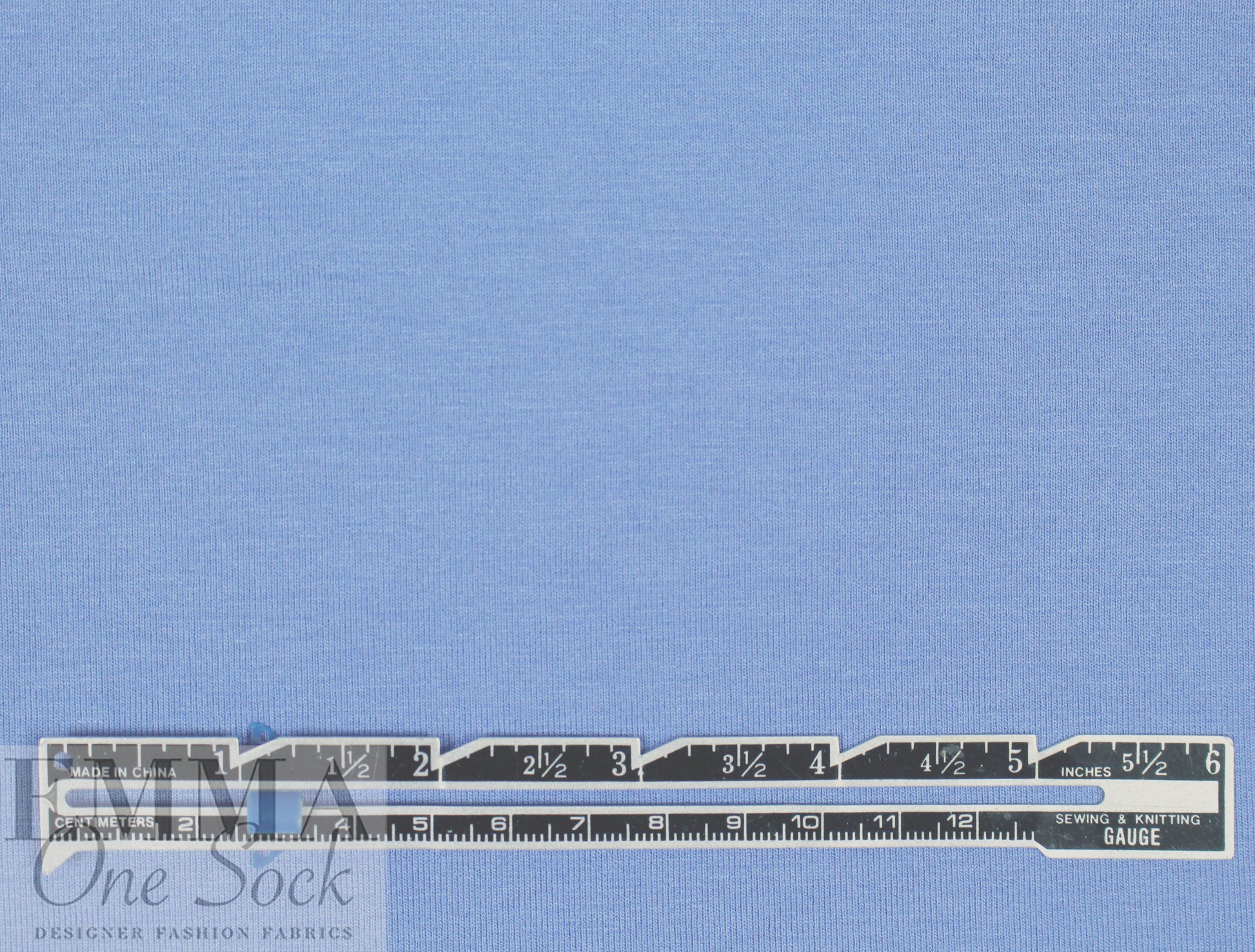 peri blue Oeko-Tex viscose/spandex 4-way jersey  .5 yds