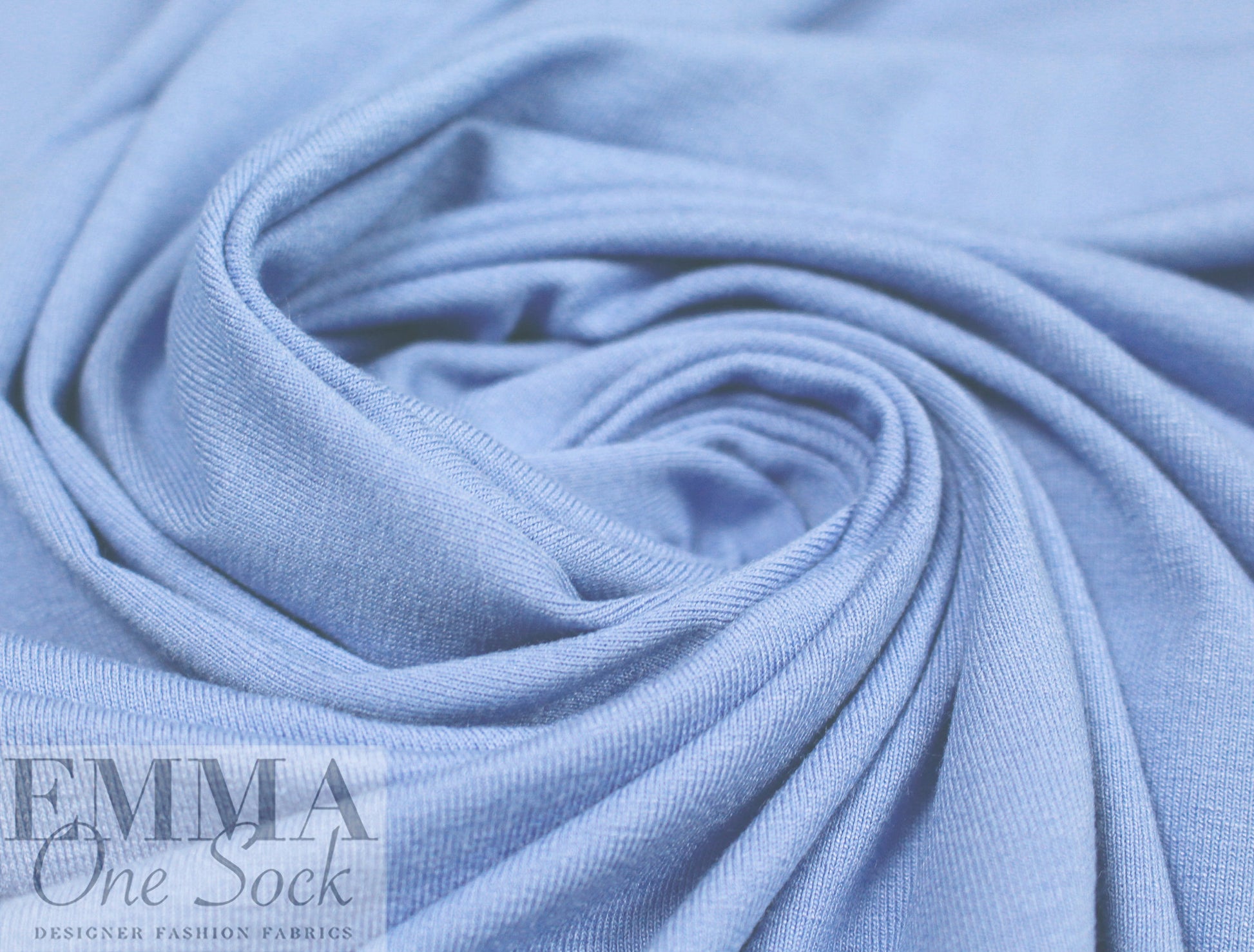 peri blue Oeko-Tex viscose/spandex 4-way jersey  2 yd
