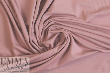 antique rose Oeko-Tex viscose/spandex 4-way jersey