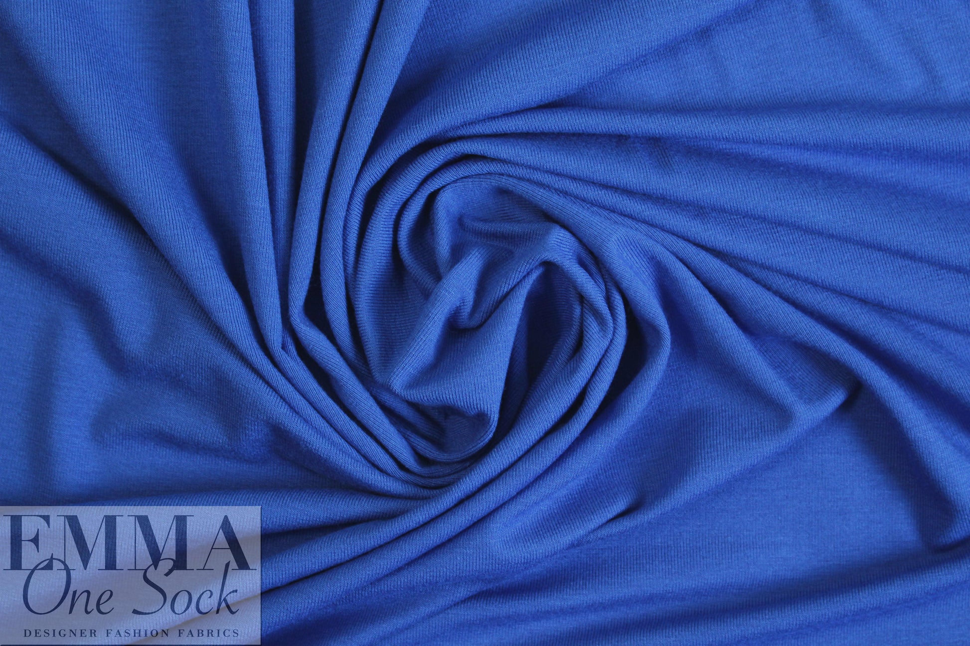 turkish blue Oeko-Tex viscose/spandex 4-way jersey