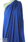 turkish blue Oeko-Tex viscose/spandex 4-way jersey  .5 yds
