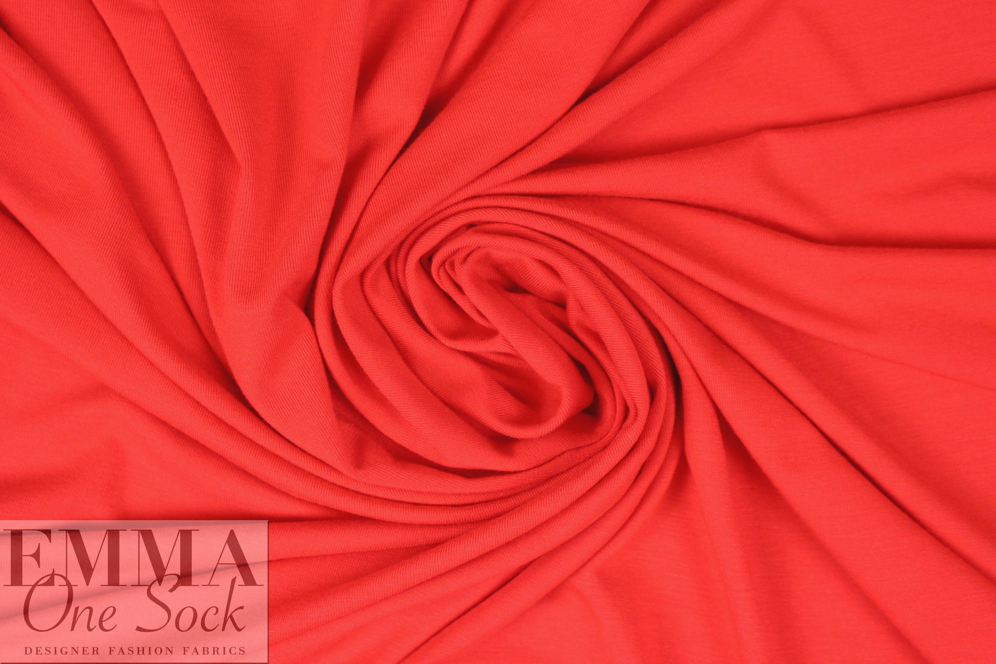 red hot Oeko-Tex bamboo/spandex 4-way jersey  1.625 yd