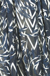 CA designer 'soutache' print - navy chevron 1.5 yd
