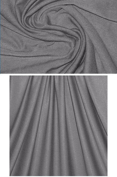 soy/cotton/spandex jersey - dark grey