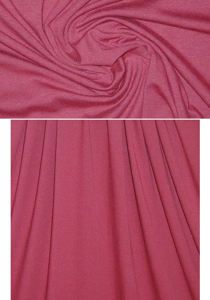 soy/cotton/spandex jersey - ruby 1.45 yd
