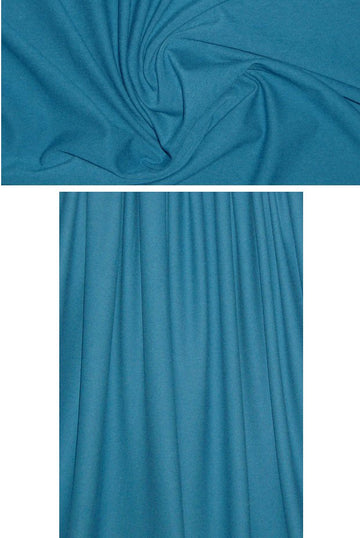 soy/cotton/spandex jersey - bay blue 1 yard