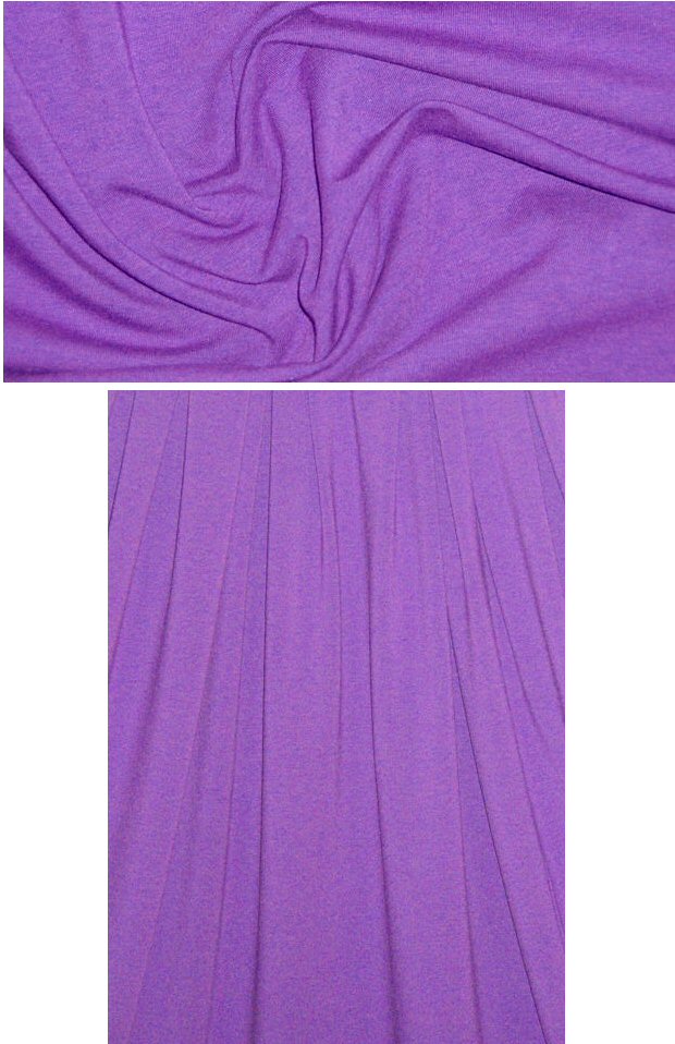 soy/cotton/spandex jersey - violet heather