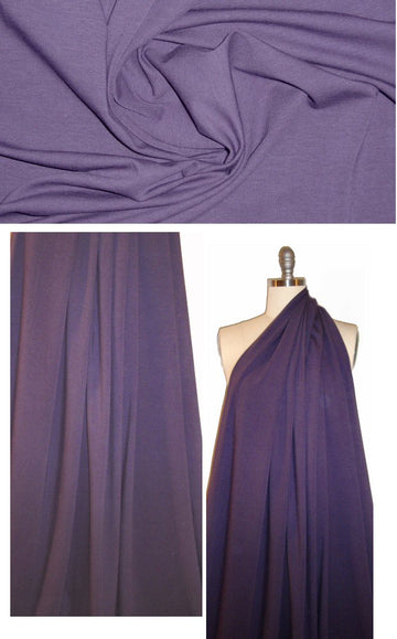 soy/cotton/spandex jersey - mulberry 1.375 yds