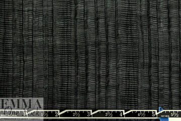 French black crinkle sheer with lurex sparkle .875 yds