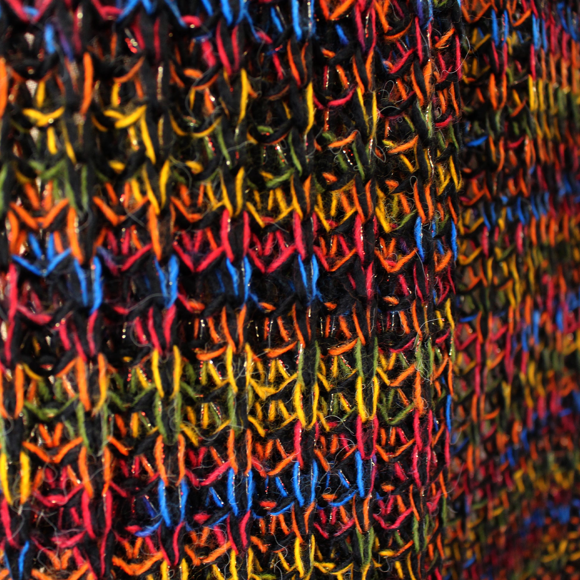 'full spectrum' chunky rib wool blend sweater knit