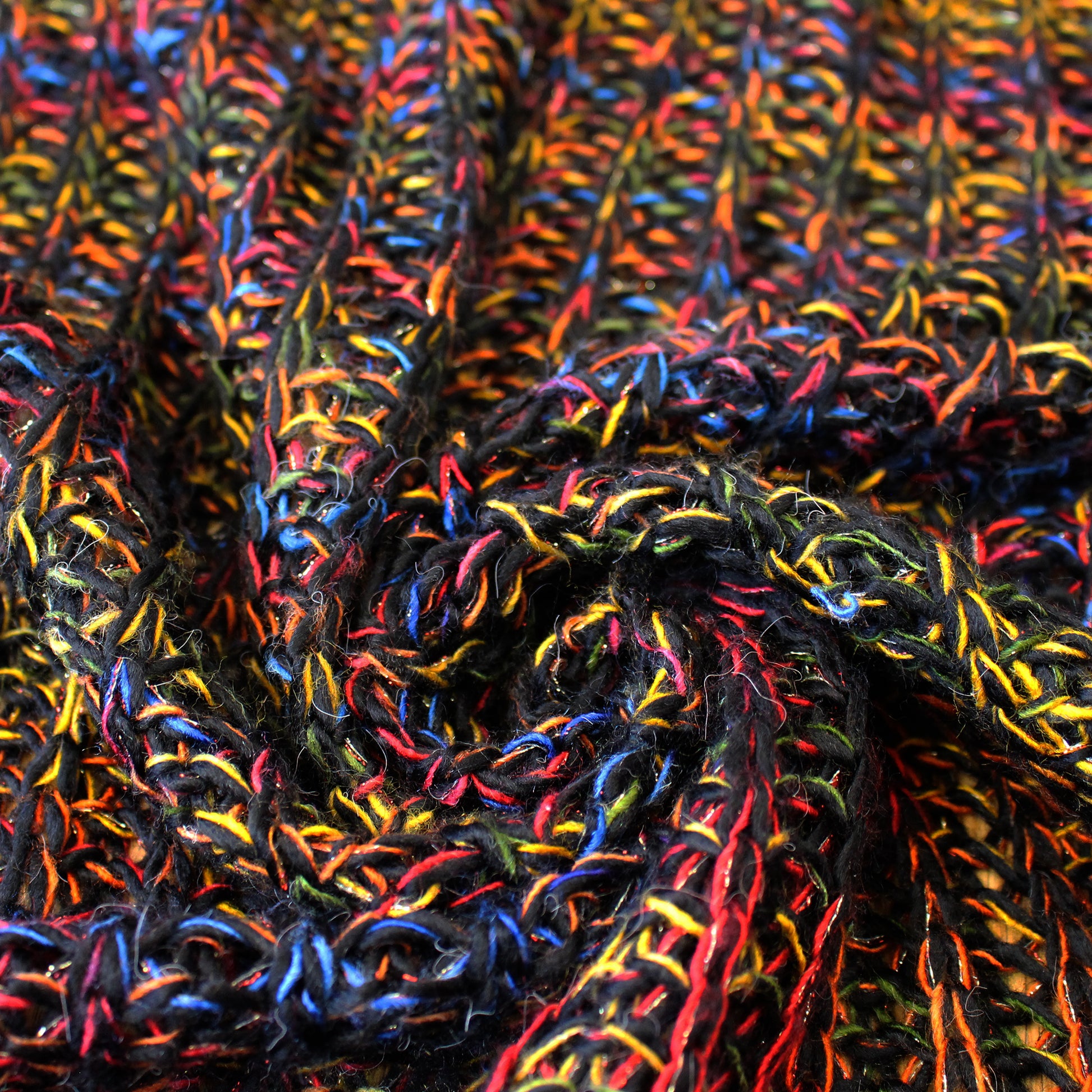 'full spectrum' chunky rib wool blend sweater knit