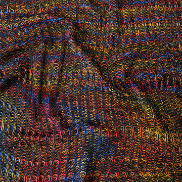 'full spectrum' chunky rib wool blend sweater knit