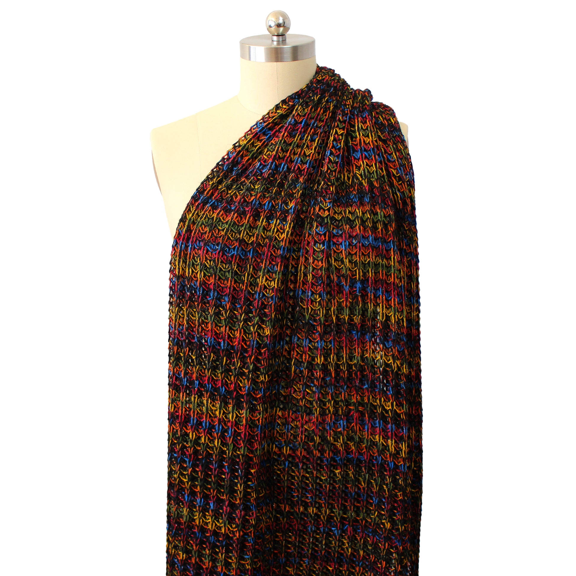 'full spectrum' chunky rib wool blend sweater knit