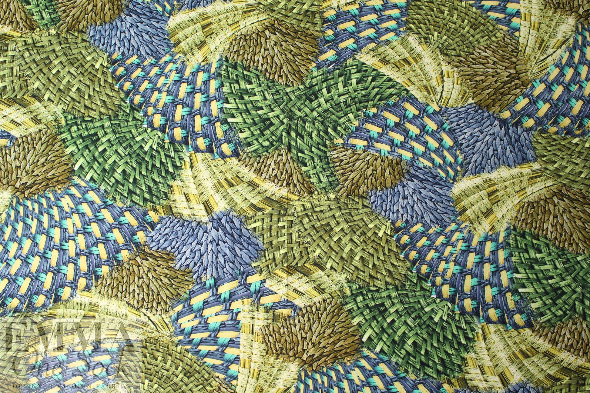Dutch digital knit/weave montage no. 2 cotton/lycra knit
