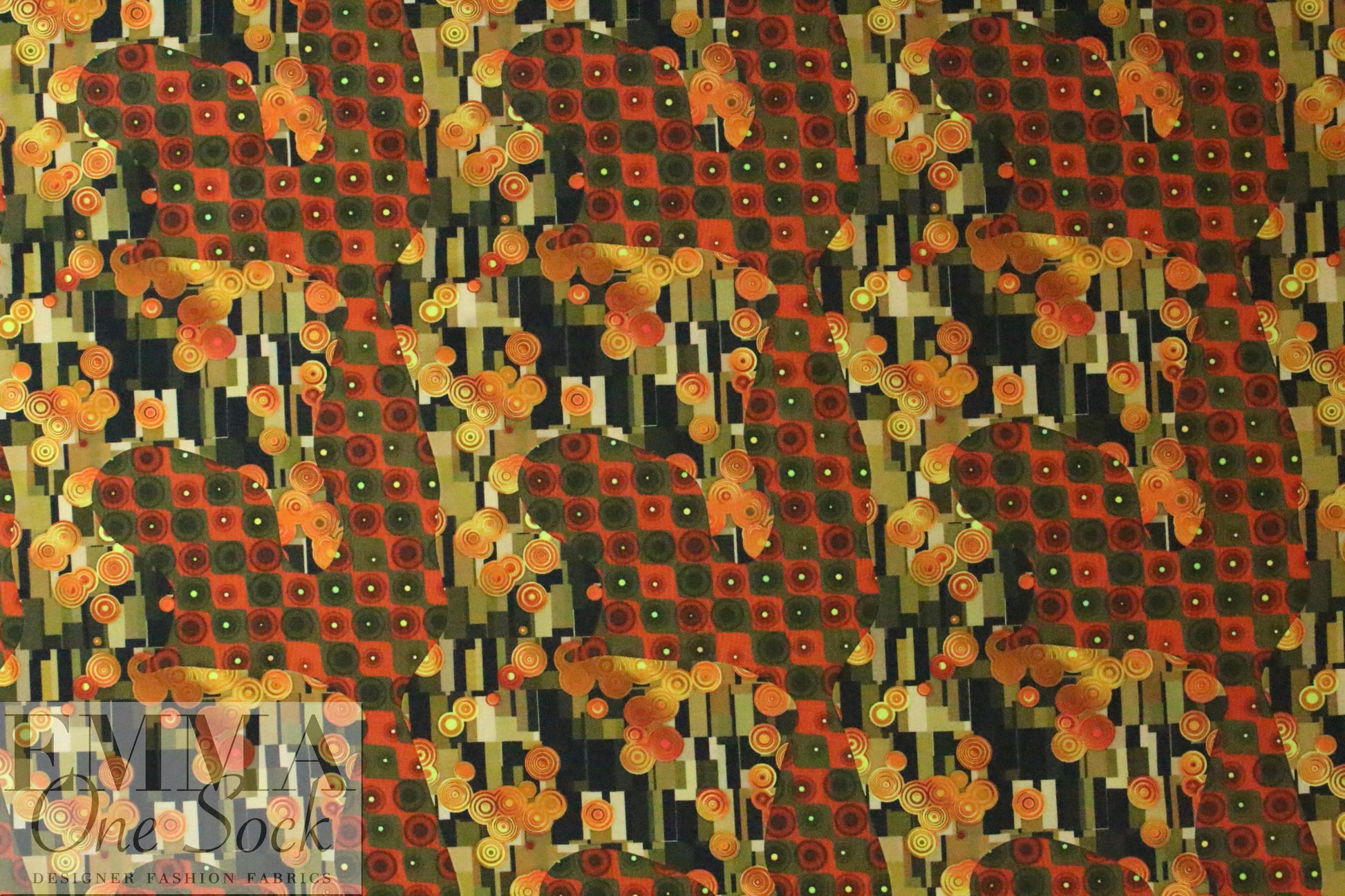 Dutch digital graphic spice knit Oeko-Tex certified