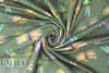 Dutch digital dragonflies cotton/lycra knit  .5 yds