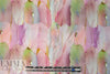 Dutch digital dreamcatcher feathers cotton/lycra knit  1.25 yds