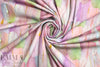 Dutch digital dreamcatcher feathers cotton/lycra knit  1.25 yds