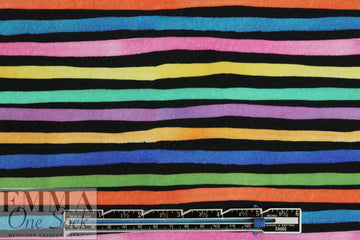 Dutch digital 'candy stripe 2' knit Oeko-Tex certified .75 yds
