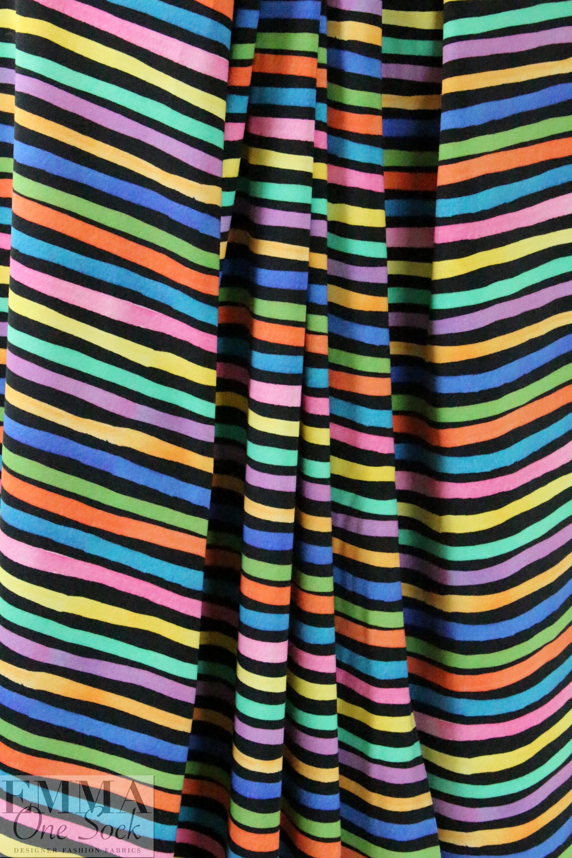 Dutch digital 'candy stripe 2' knit Oeko-Tex certified .625 yds