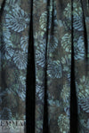 Dutch digital indigo leaves knit Oeko-Tex certified