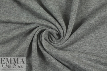 Dutch 240 gms cotton/lycra knit - charcoal heather .875 yds