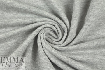 Dutch 240 gms cotton/lycra knit - gray heather .875 yds
