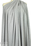 Dutch 240 gms cotton/lycra knit - gray heather 1.125 yds