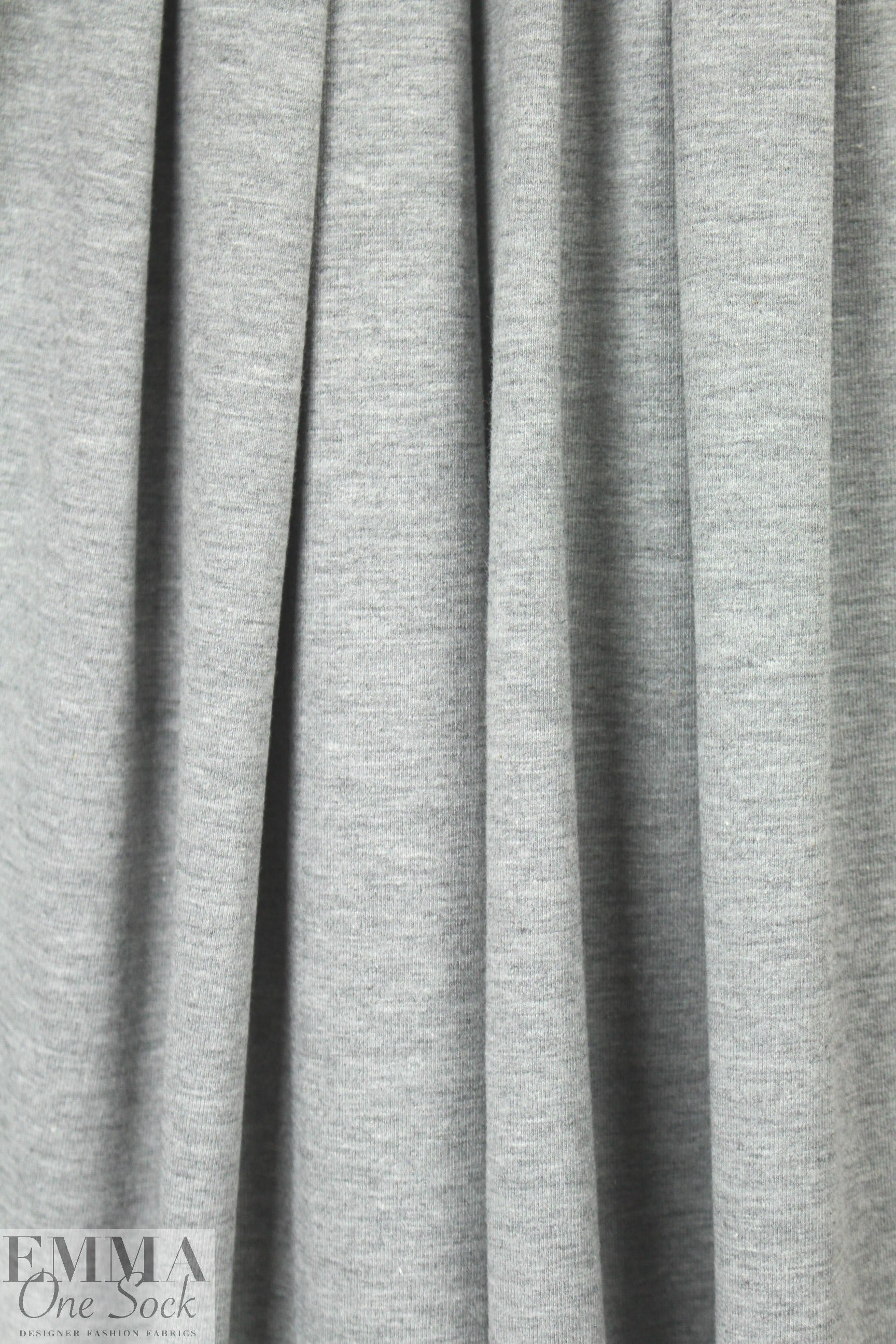 Dutch 240 gms cotton/lycra knit - gray heather .875 yds