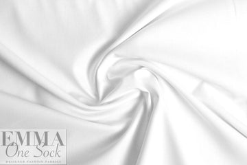 Dutch Oekotex cotton poplin for masks - white