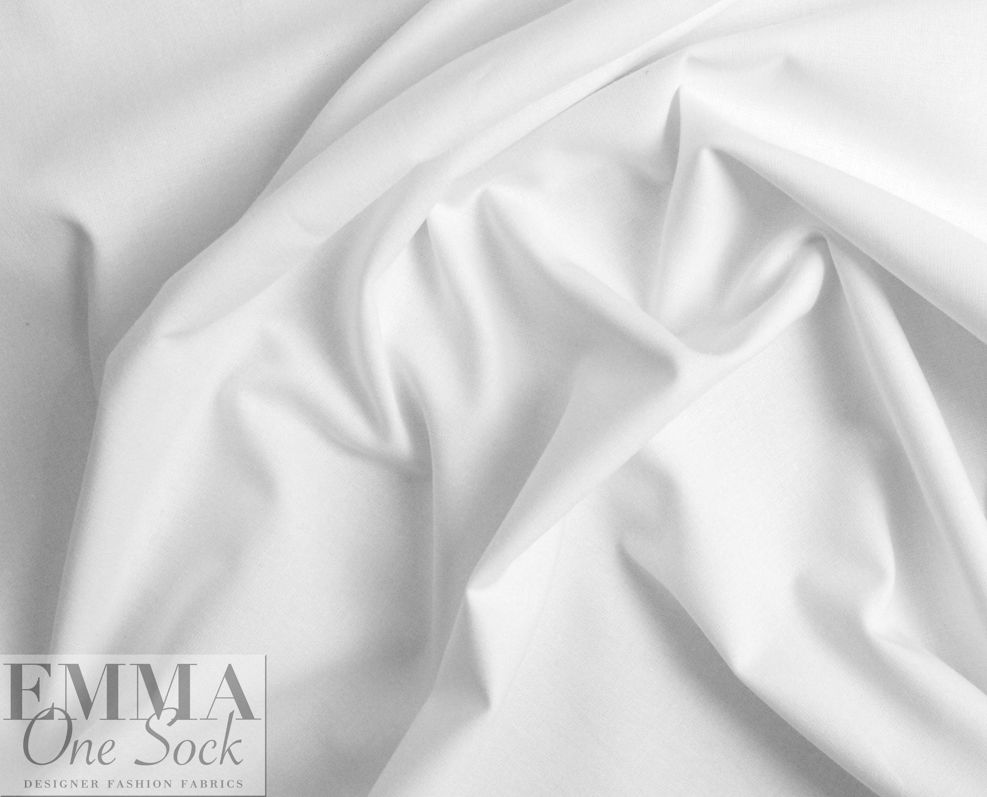 Dutch Oekotex cotton poplin for masks - white