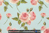 Dutch digital 'swiss dot roses' cotton/lycra knit