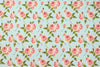 Dutch digital 'swiss dot roses' cotton/lycra knit 1.25 yds