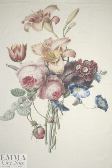 Dutch digital 'floral bouquet'  panel knit  1 panel