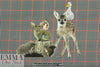 Dutch digital 'woodland friends' cotton/lycra knit panel