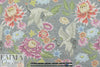 Dutch digital lt. gray aviary floral cotton/lycra knit
